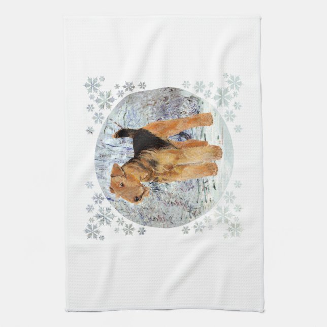 Wintertime Tea Towel (Vertical)