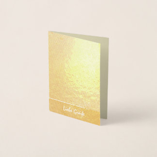 Wintertraum Baum in Gold Foil Card