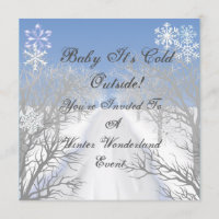 Winterwonderland Classy Invitation