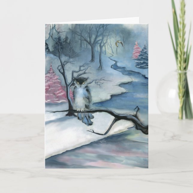 Winterwood Blank Greeting Card (Front)