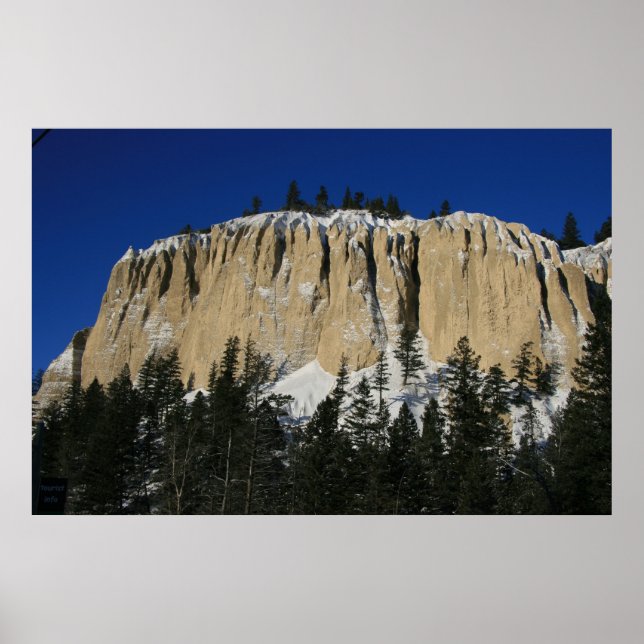 Wintery Hoodoos Poster (Front)