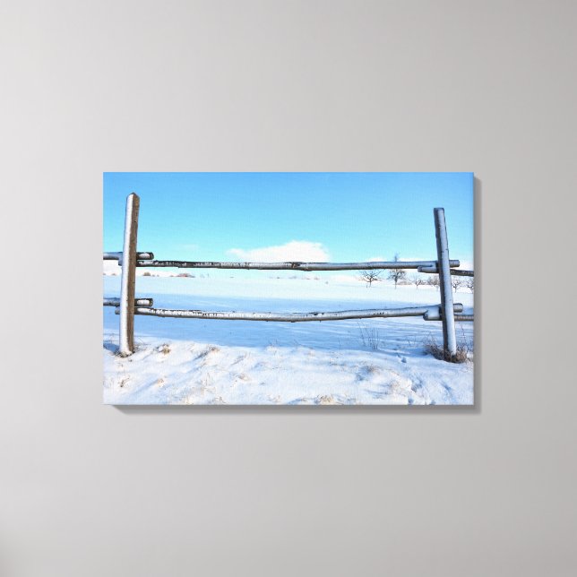 Winterzeit Canvas Print (Front)