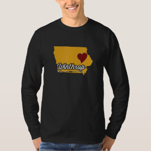 Winthrop IOWA IA USA  Cute Souvenir Merch  US City T-Shirt