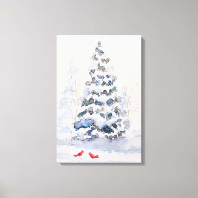 Wintry Afternoon Canvas Print (Front)