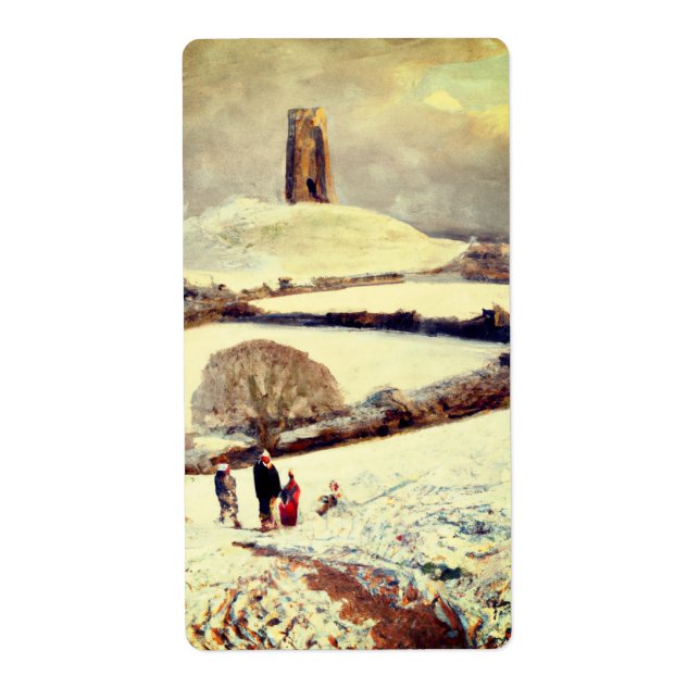 Wintry Glastonbury Tor (Front)