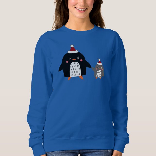 Wintry Penguins Sweatshirt (Front)