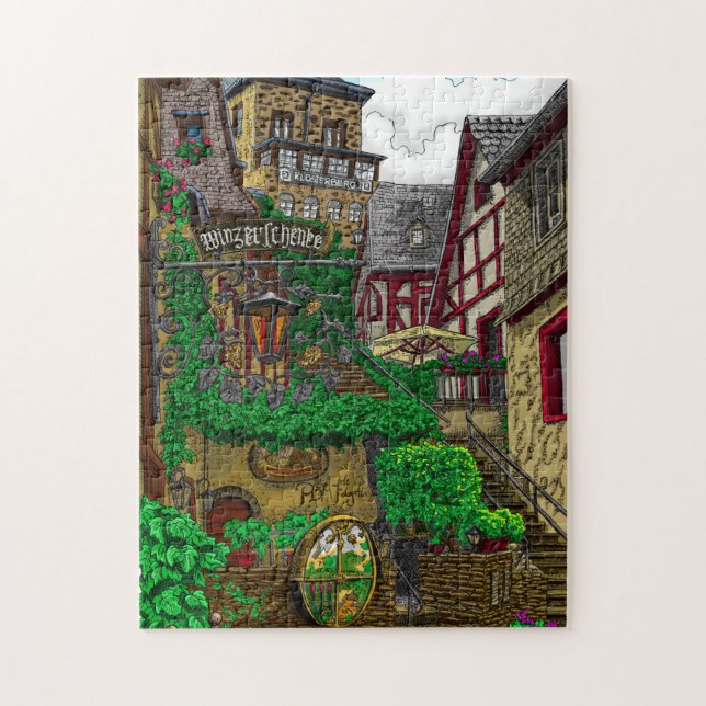 Winzerschenke Jigsaw Puzzle (Vertical)