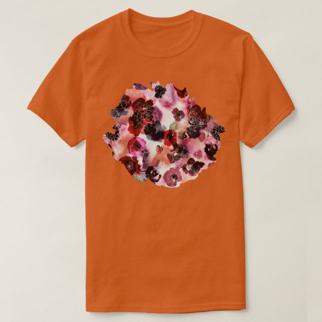 WIP FLOWERS BLUSH T-Shirt (Design Front)