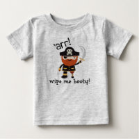 Wipe Me Booty! funny baby creeper