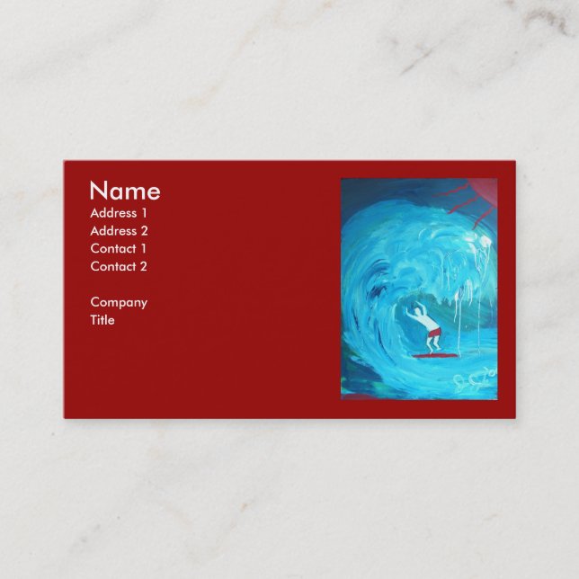 WIPE OUT BUSINESS CARD (Front)