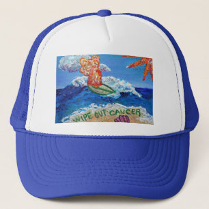 Wipe Out Cancer Angel Hat