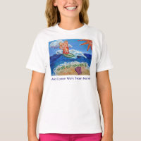 Wipe Out Cancer Angel Team Shirt- Customise Option