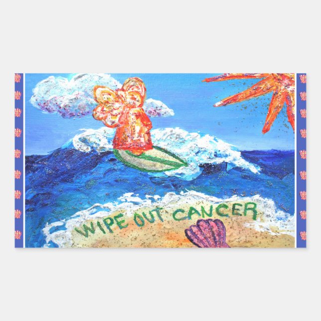 Wipe Out Cancer Sticker (Front)