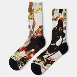 Wipe Out - Hockey Players Socks
