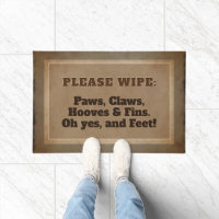 Wipe: Paws, Claws, Hooves, Fins & Feet