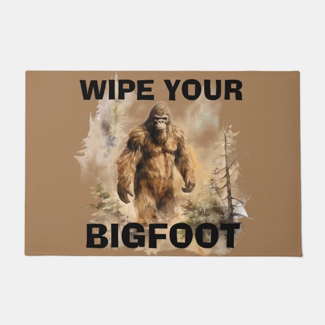 Wipe Your Feet Personalised Doormat (Front)