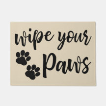 Wipe Your Paws Doormat