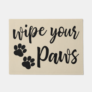Wipe Your Paws Doormat