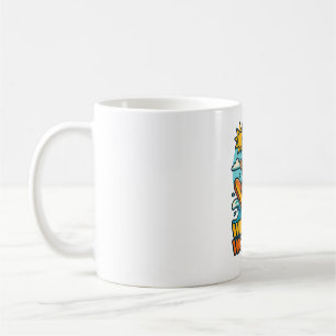 Wipeout Moai Chibi Surf Fail Coffee Mug