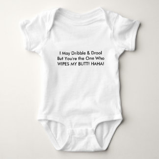WIPES MY BUTT Baby Jersey. Funny Baby Clothes Bodysuit