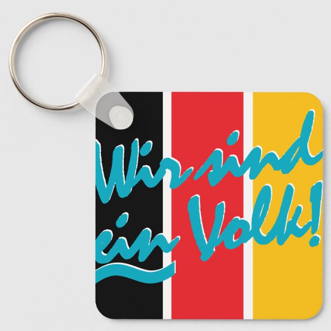 WIR SIND EIN VOLK! KEY RING (Front)