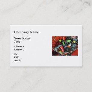 Wire Basket With Thread Business Card