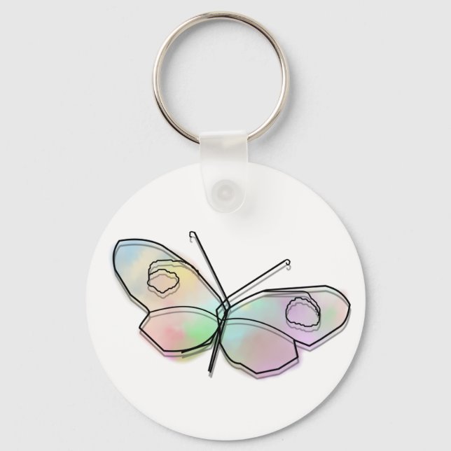 Wire Butterfly Key Ring (Front)