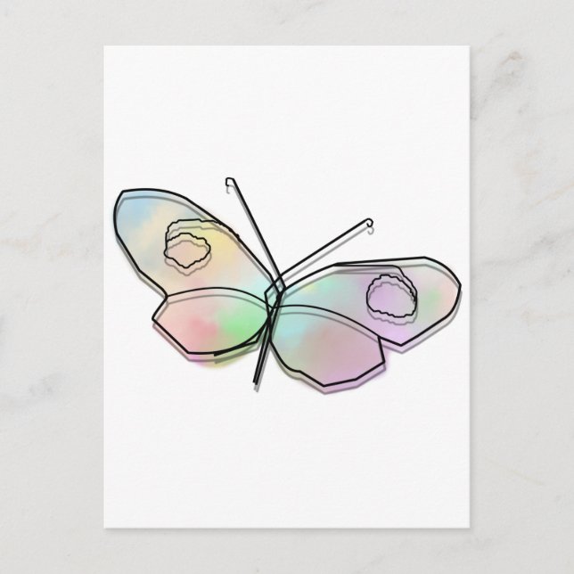 Wire Butterfly Postcard (Front)