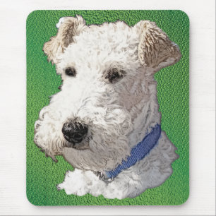 Wire Fox Terrier Art Mouse Pad