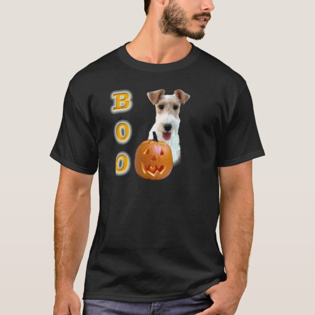 Wire Fox Terrier Boo T-Shirt (Front)