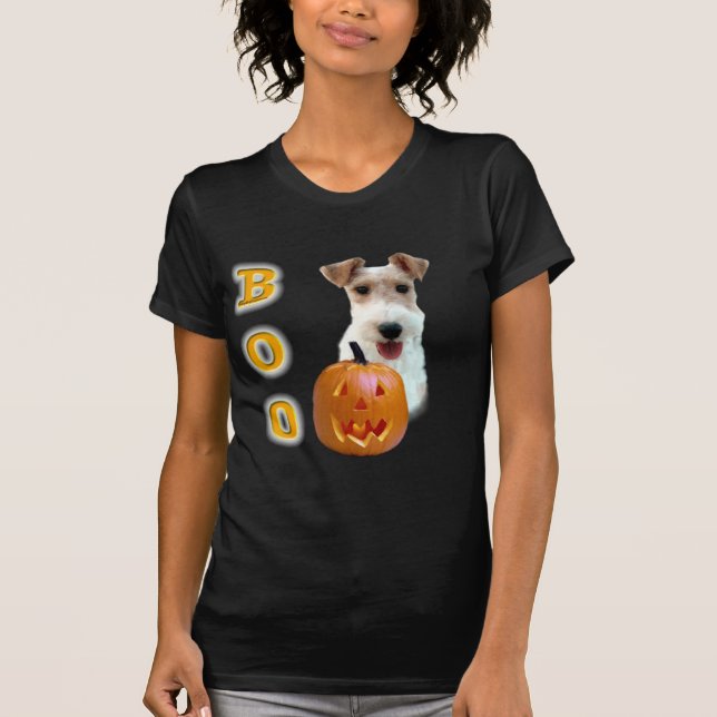 Wire Fox Terrier Boo T-Shirt (Front)