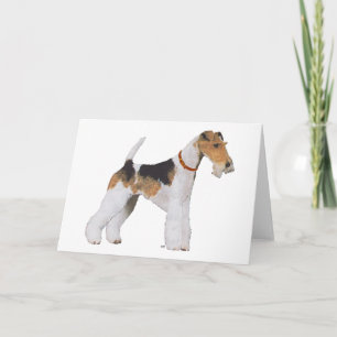 Wire Fox Terrier Card