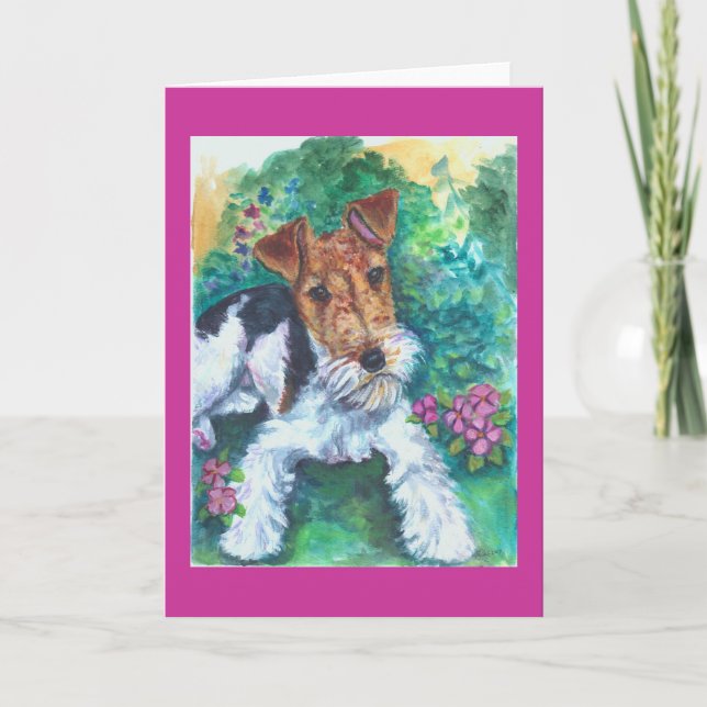 Wire Fox Terrier Cards (Front)