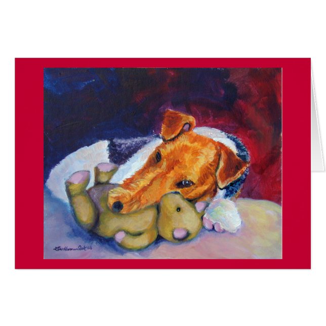 Wire Fox Terrier Cards (Front Horizontal)