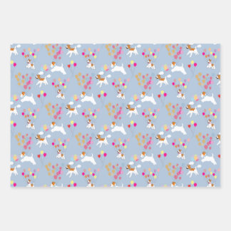 Wire Fox Terrier celebration Wrapping Papers Paper Sheet