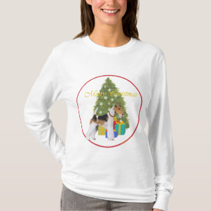 Wire Fox Terrier Christmas T-Shirt
