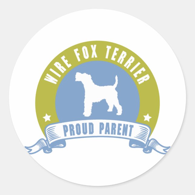 Wire Fox Terrier Classic Round Sticker (Front)