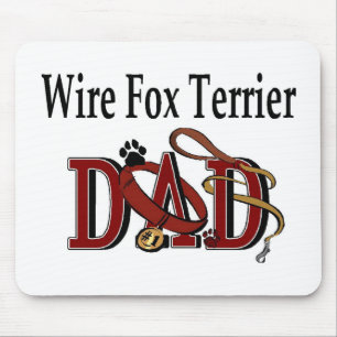 Wire Fox Terrier Dad Gifts Mouse Pad