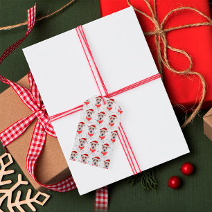 Wire Fox Terrier Dog Breed Christmas Stars Gift Tags