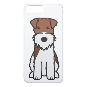 Wire Fox Terrier Dog Cartoon Case-Mate iPhone Case