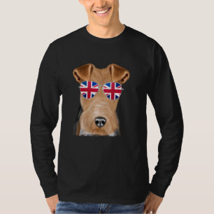 Wire Fox Terrier Dog United Kingdom Sunglasses T-Shirt