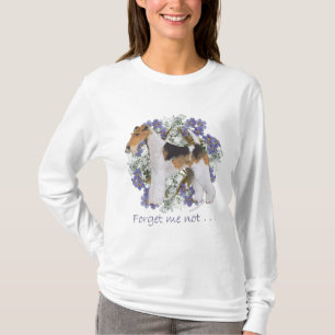 Wire Fox Terrier Forget-Me-Not T-Shirt