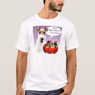 Wire Fox Terrier Halloween Candy T-Shirt