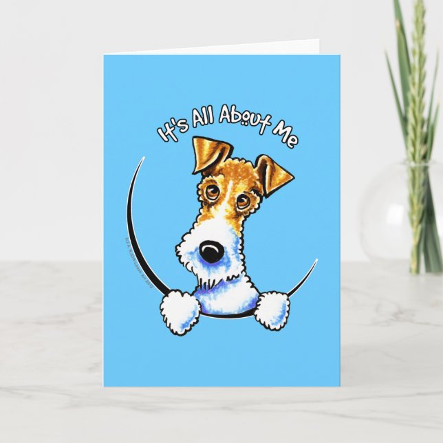 Wire Fox Terrier IAAM Card (Front)