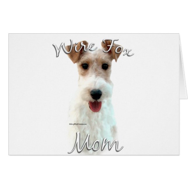 Wire Fox Terrier Mum 2 (Front Horizontal)