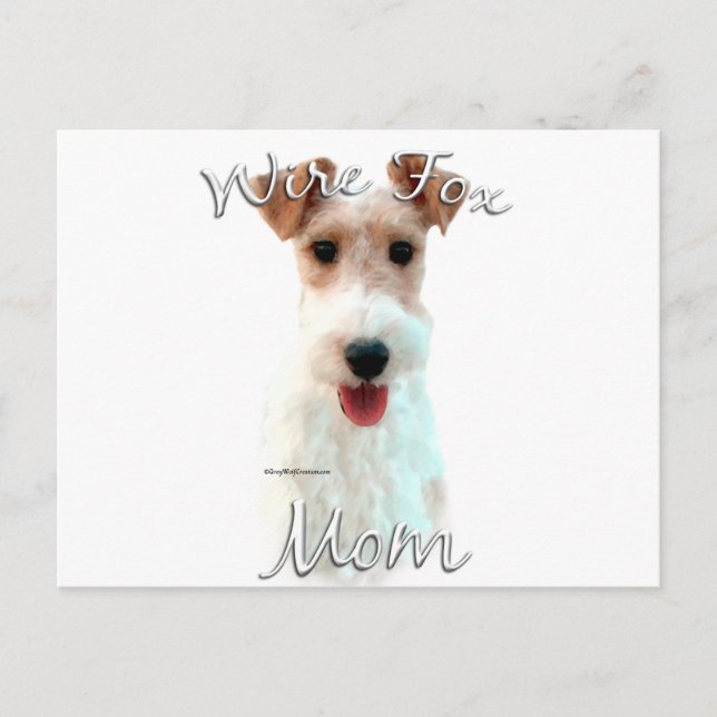 Wire Fox Terrier Mum 2 Postcard (Front)