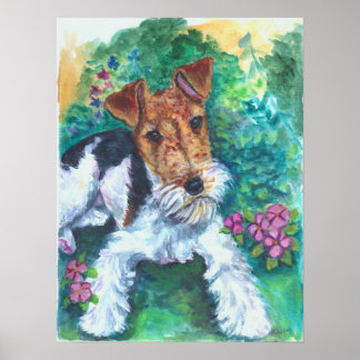 Wire Fox Terrier Print Poster