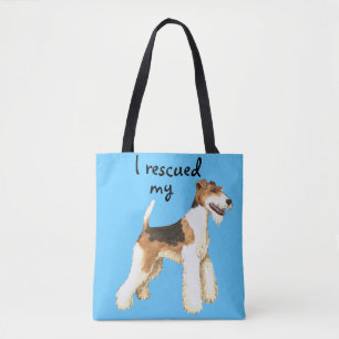 Wire Fox Terrier Rescue Tote Bag