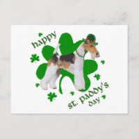 Wire Fox Terrier St. Patrick's Day