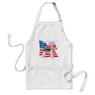 Wire Fox Terrier VOTE Standard Apron